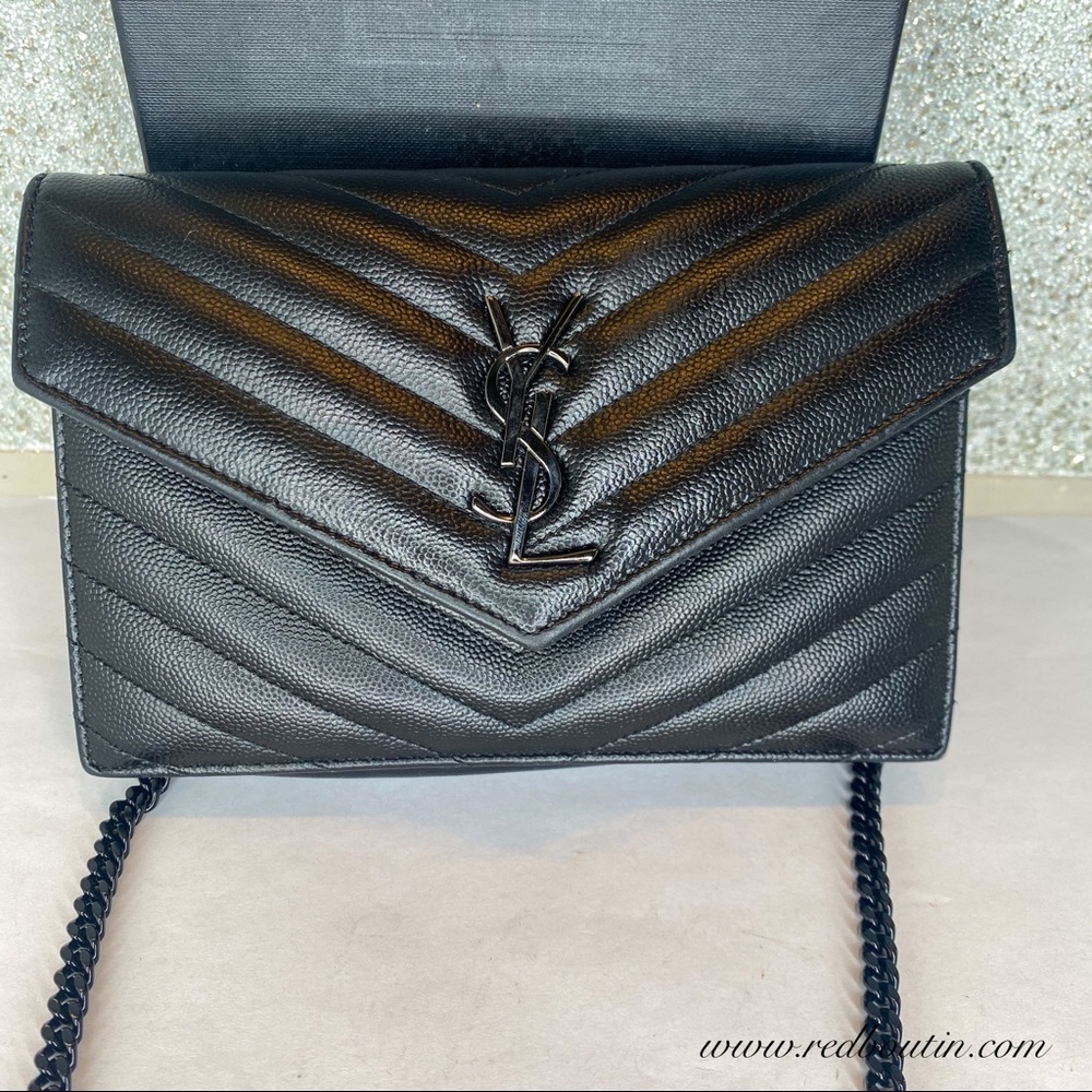 - Saint Laurent Monogram YSL Envelope Chain